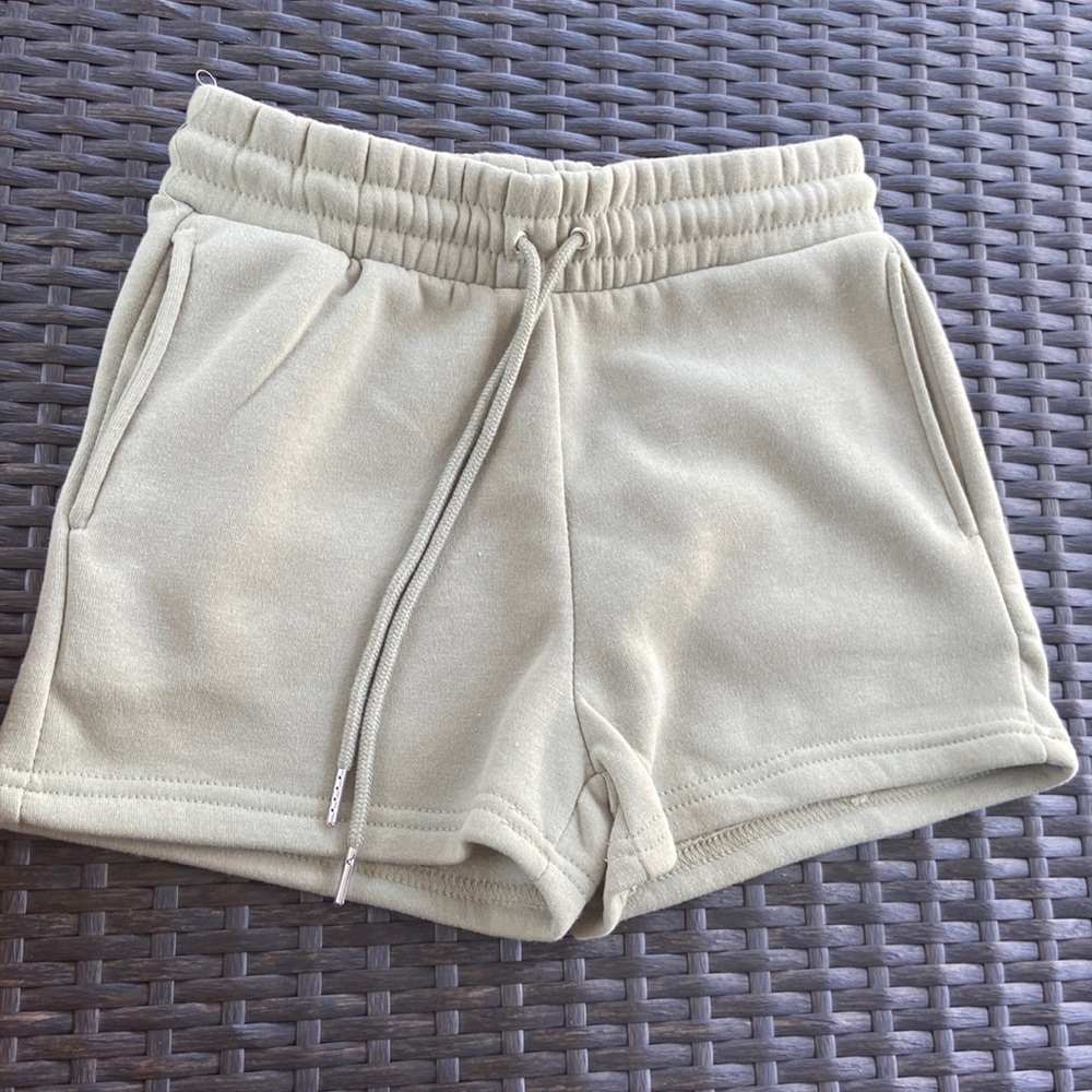 Green Womens Soft Lounge Shorts Size Small